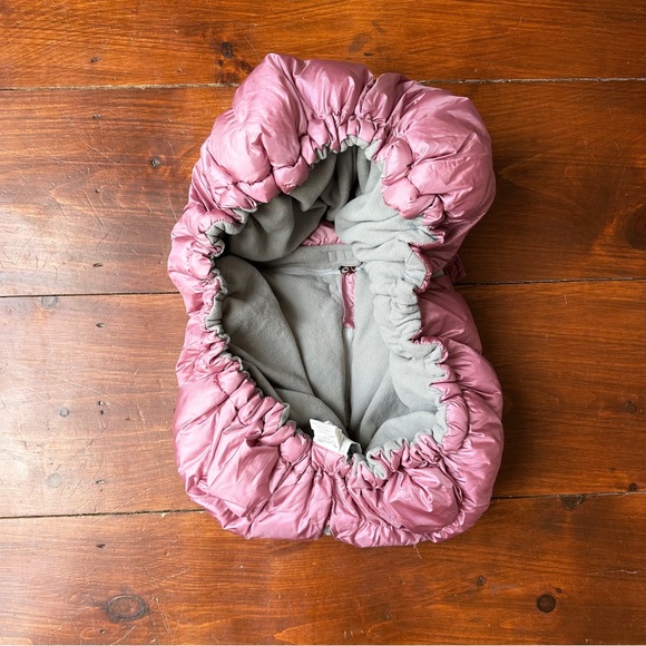 7 A.M. ENFANT pink car seat cocoon - Picture 7 of 8